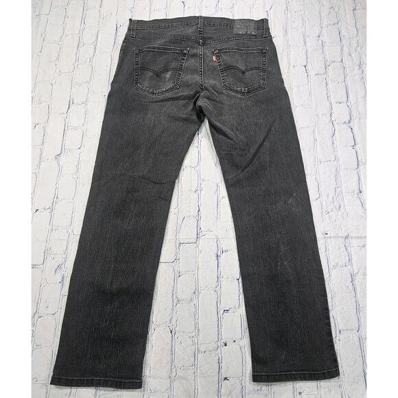 Levis 559 MENS SIZE 36X29 Jeans Black Relaxed Straight Leg Denim - Picture 7 of 14